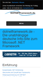 Mobile Screenshot of dotnetframework.de