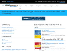 Tablet Screenshot of dotnetframework.de